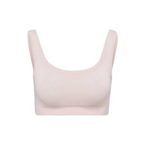 Hanro Touch Feeling Crop Top Tank Bra NWT Morning Glow Light Petal Pink Medium